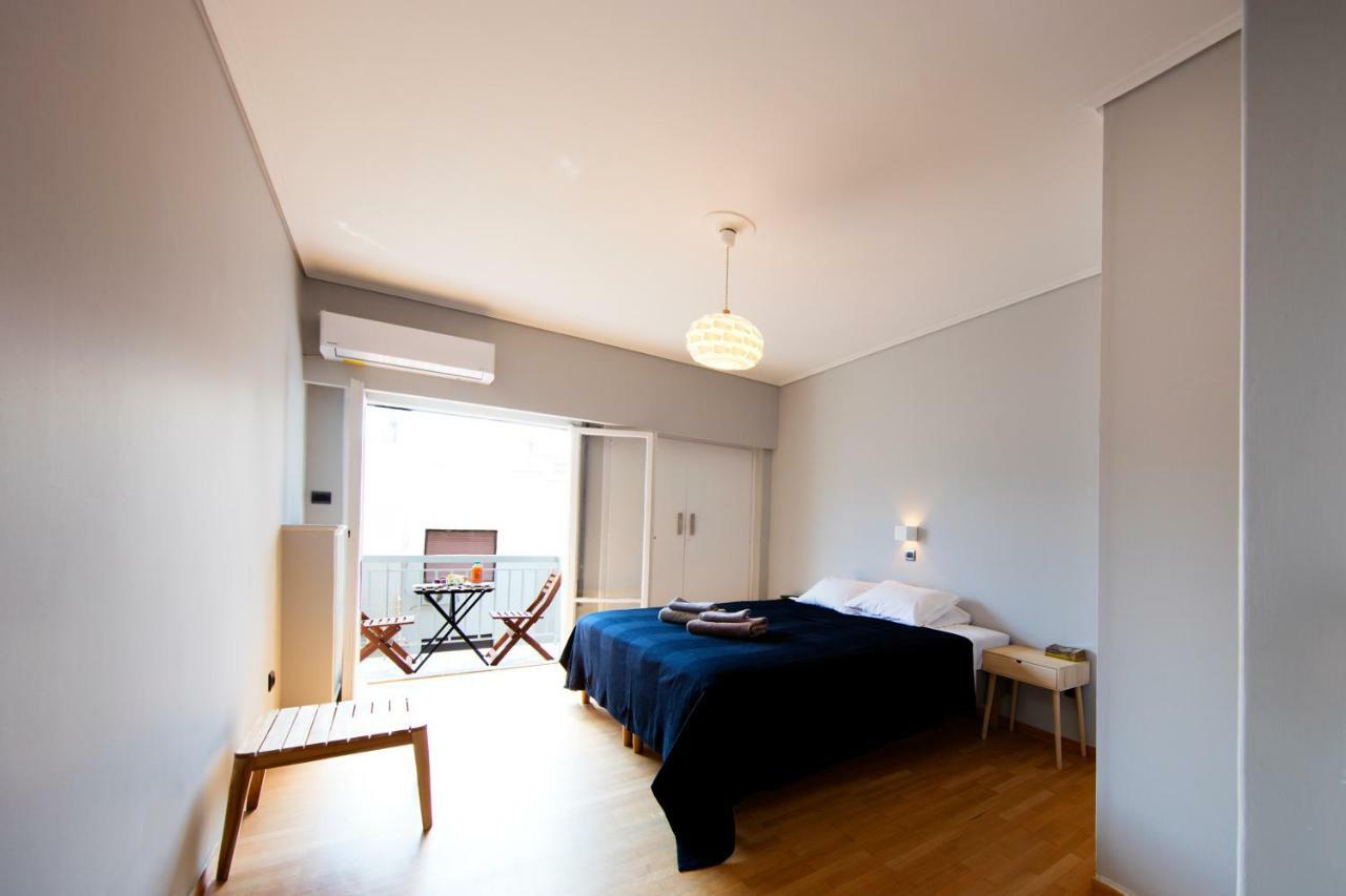 雅典Super Modern Minimal Flat Nr Metro & Arch. Museum公寓 外观 照片
